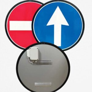 Ausgeleuchtete LED Signale